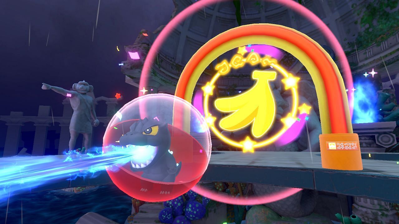 Godzilla in Super Monkey Ball Banana Rumble (Image via SEGA)