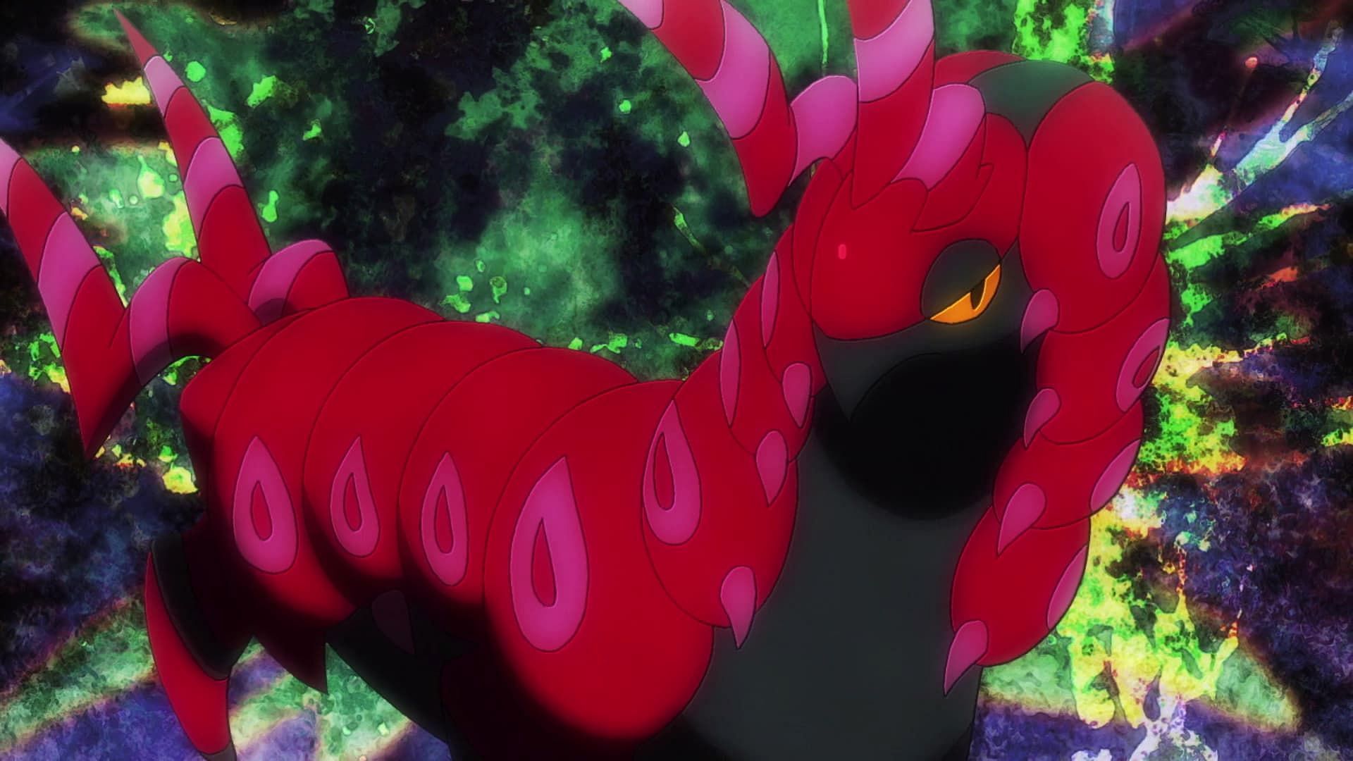 Scolipede as seen in the anime (Image via The Pokemon Company)