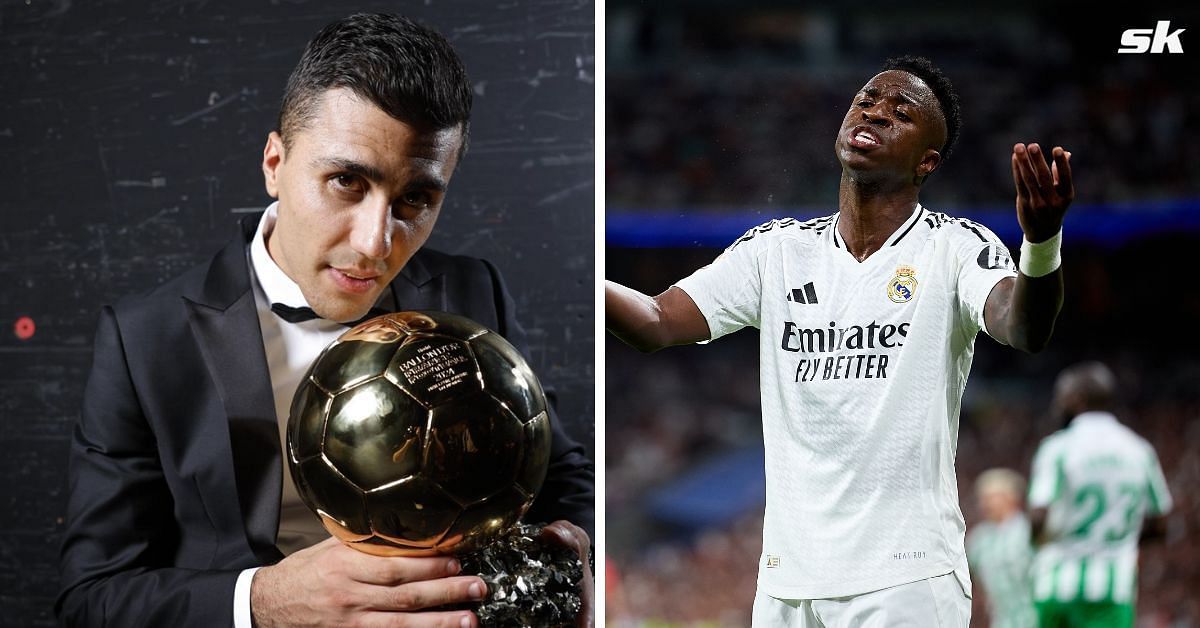 Rodri responds hilariously after being asked if Vinicius Jr called him after 2024 Ballon d