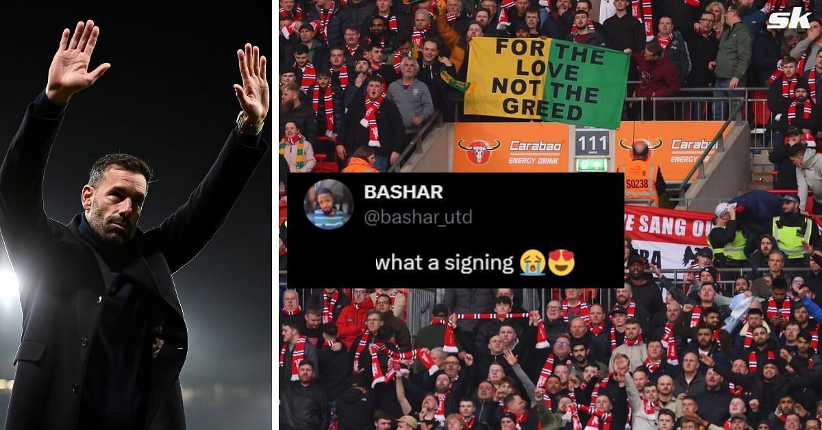 Fans praise Manchester United star for his performance in 3-0 over Leicester City - (Image: Getty, X/@bashar_utd)