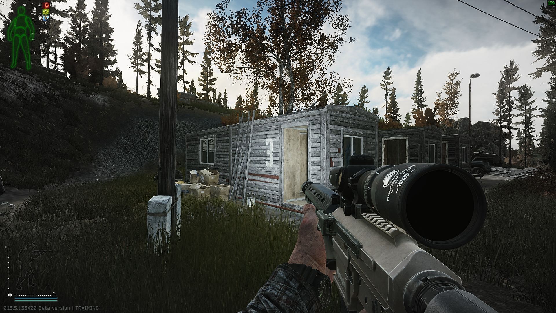 The cabin marked with the number 3 (Image via Battlestate Games)