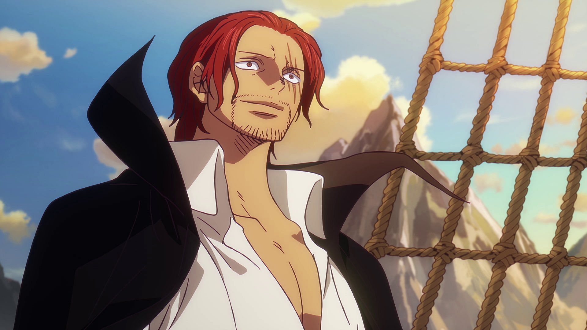 In Elbaf, Shanks feels at home (Image via Toei Animation)