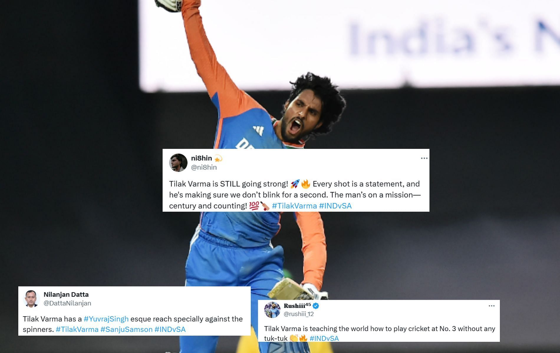 [Credit: Getty, @rushiii_12, @DattaNilanjan, @ni8hin X handles]