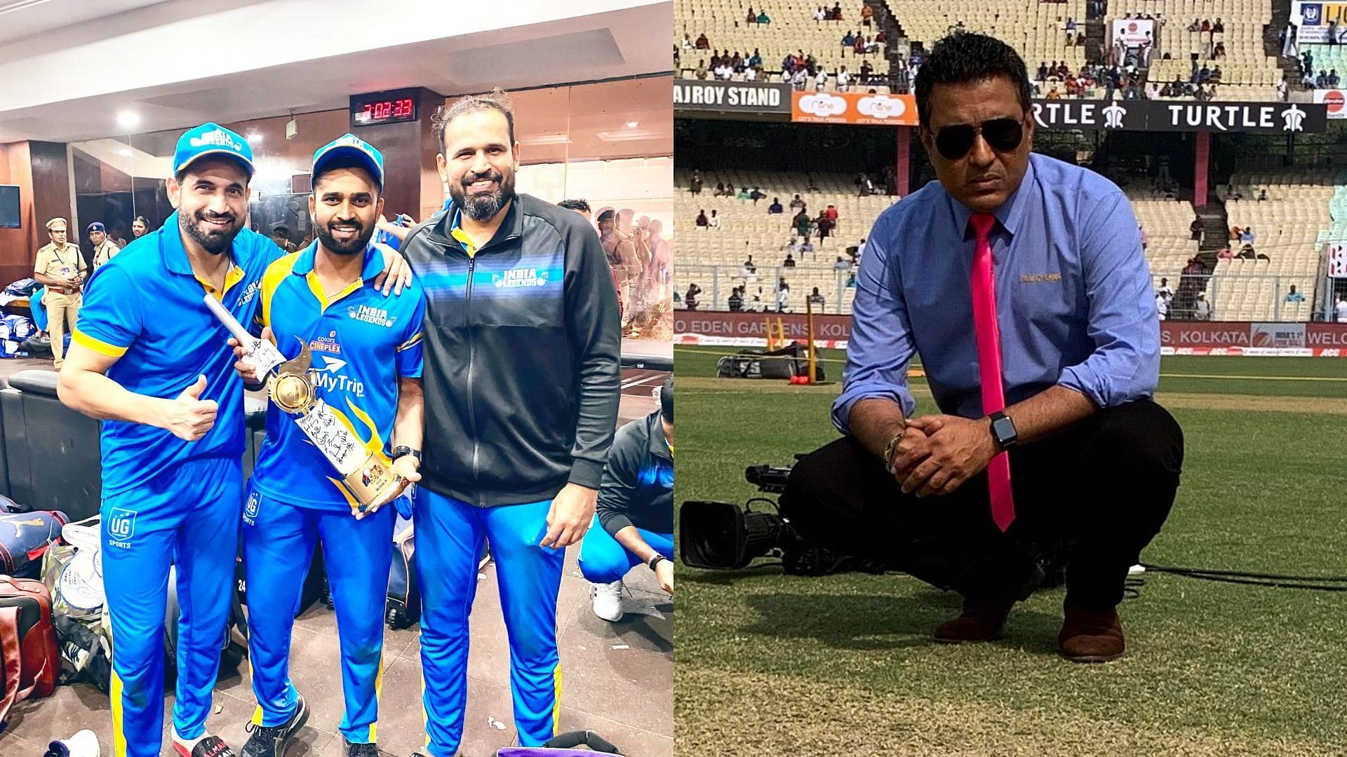 संजय मांजरेकर फिर निशाने पर लिए गए (Photo Credit- X/@Vinay_Kumar_R/@sanjaymanjrekar)
