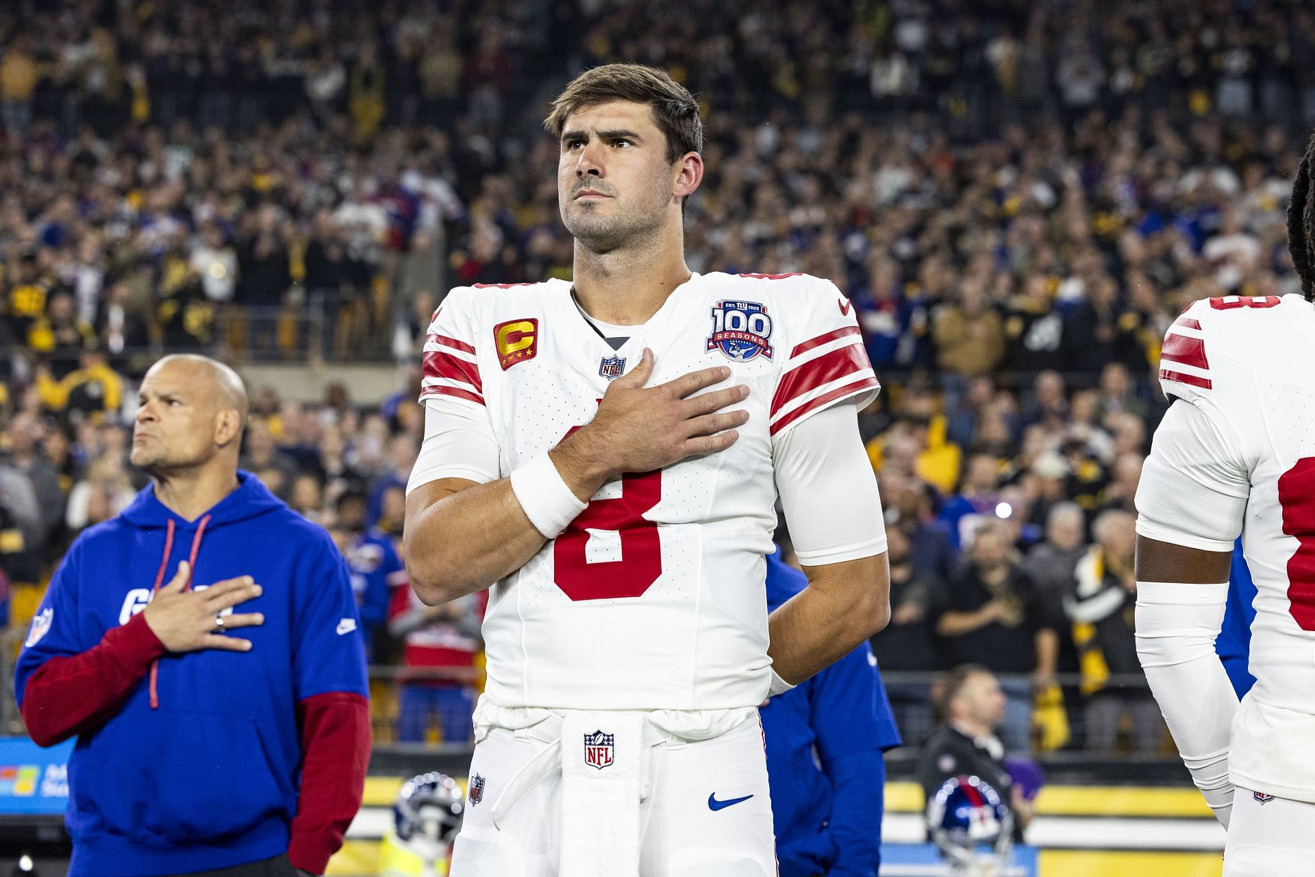 Daniel Jones at New York Giants v Pittsburgh Steelers - Source: Getty