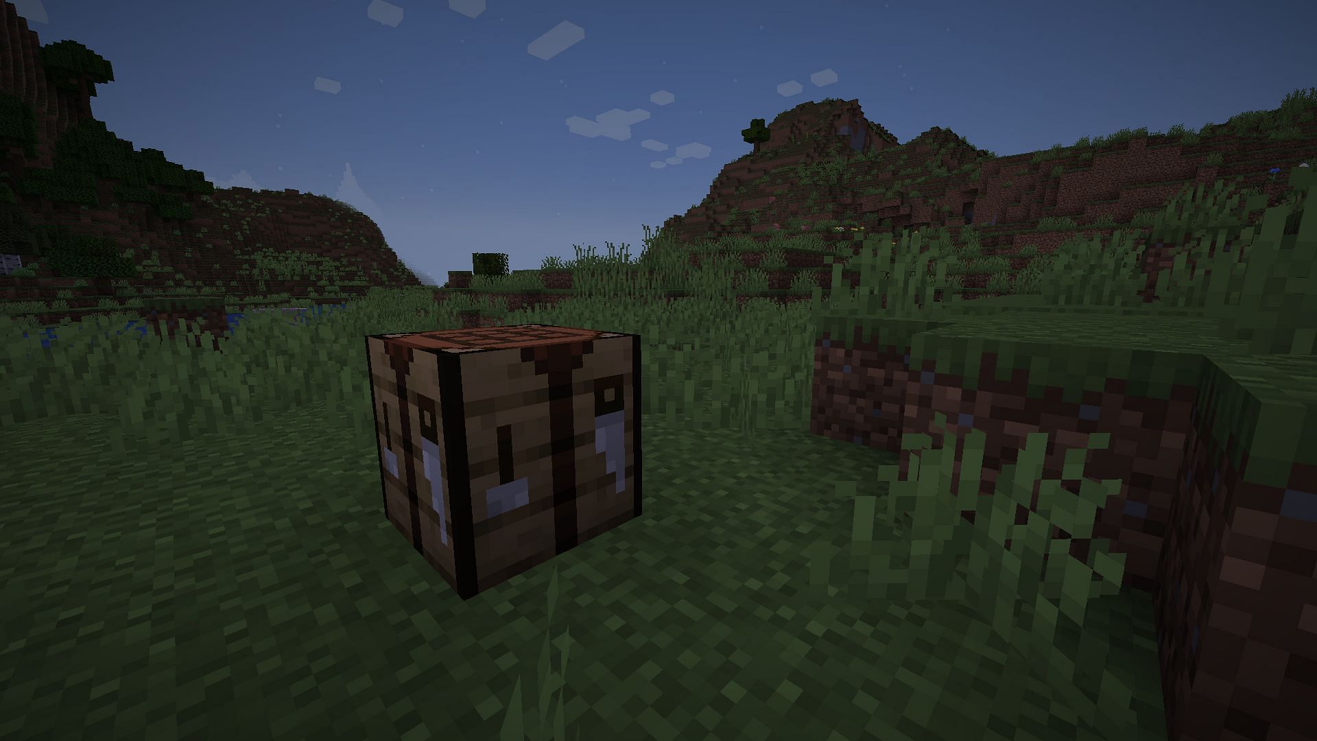 Using a crafting table is the simplest way to repair in Minecraft (Image via Mojang Studios)