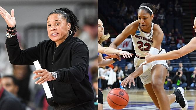 "She was like 'Why are you crying over him, he didn't want you"': A'Ja Wilson highlights how Dawn Staley helped her with "boy problems" in college