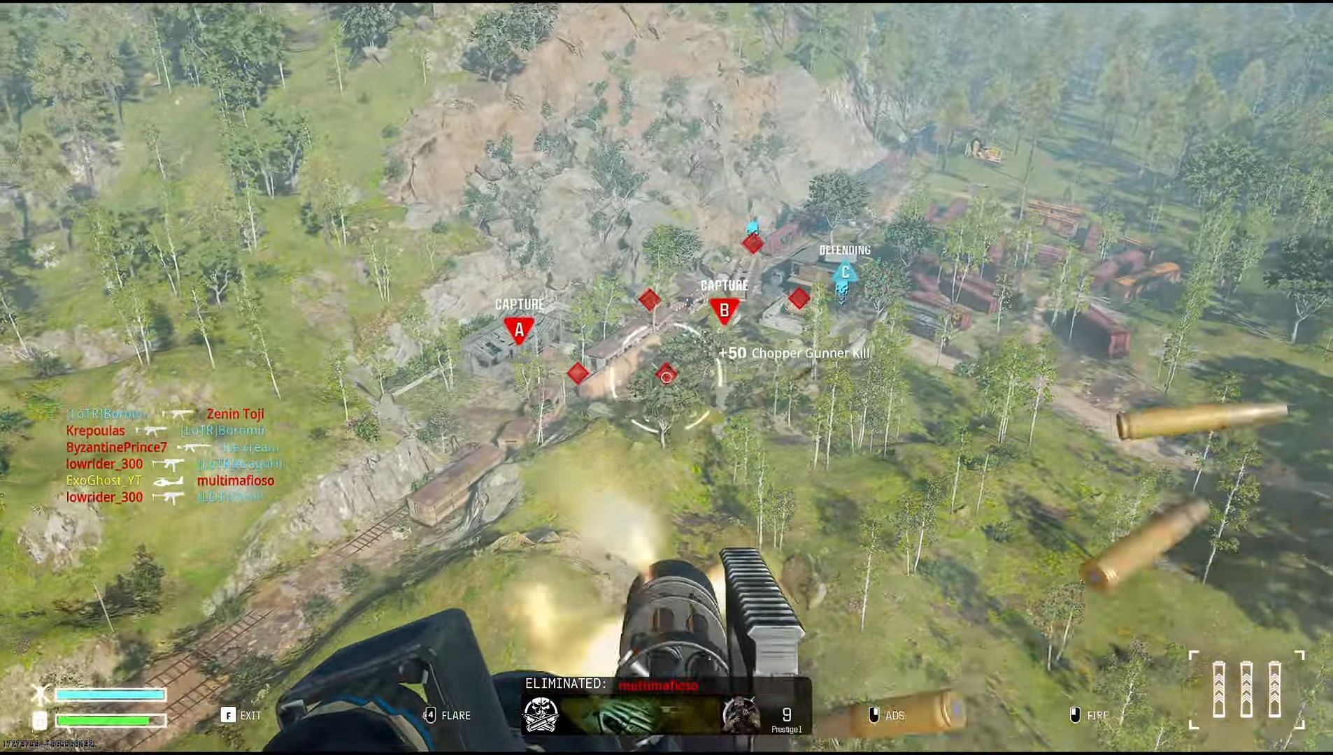 Chopper Gunner Scorestreak in Black Ops 6 (Image via Activision)