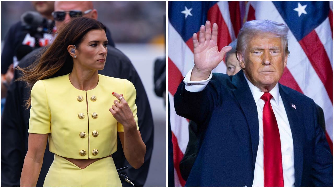 NASCAR trailblazer Danica Patrick (L)clarifies her involvement in Donald Trump&rsquo;s (R) Presidential campaign (Imagn)