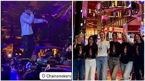 DJ duo The Chainsmokers headline Alex Ovechkin's wife Nastasiya's 31st birthday bash with friends & family at Vegas nightclub