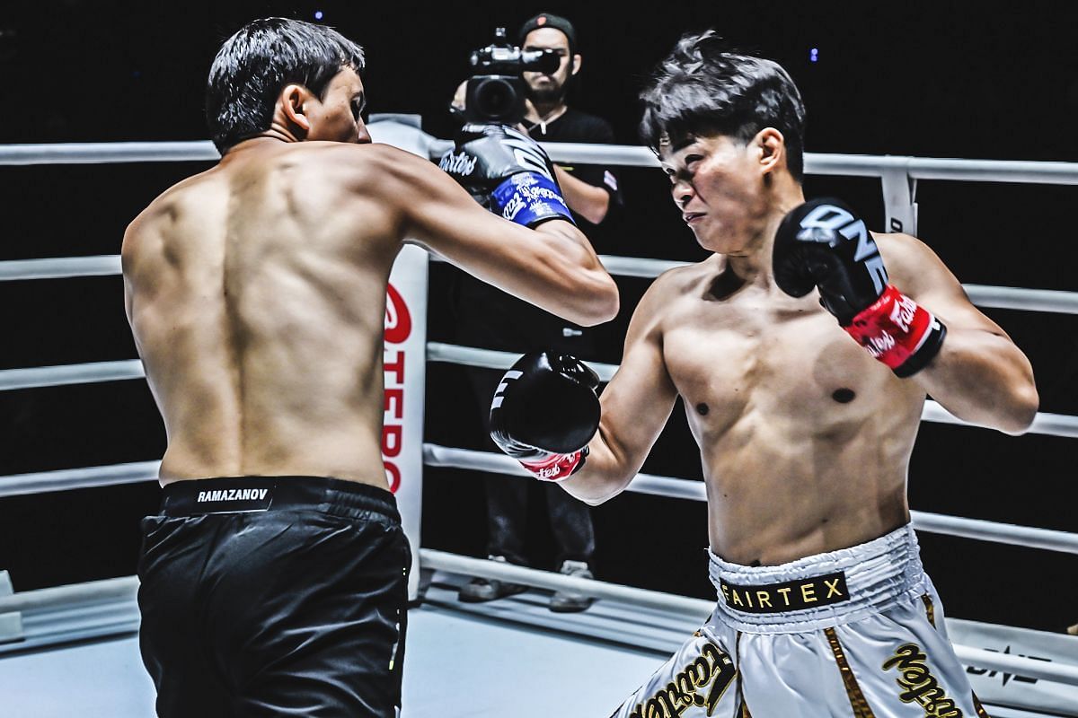 Petchtanong fighting Alaverdi Ramazanov | Image credit: ONE Championship