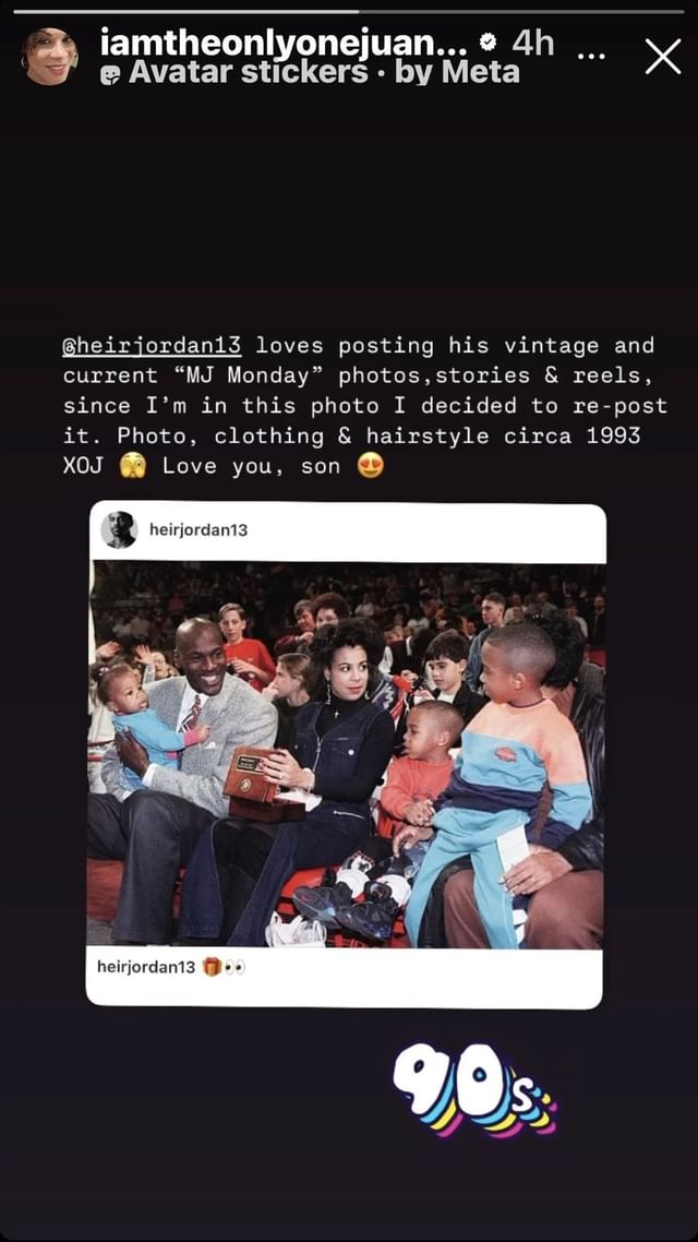 Michael Jordan’s ex-wife Juanita Vanoy shares heartfelt IG tribute for