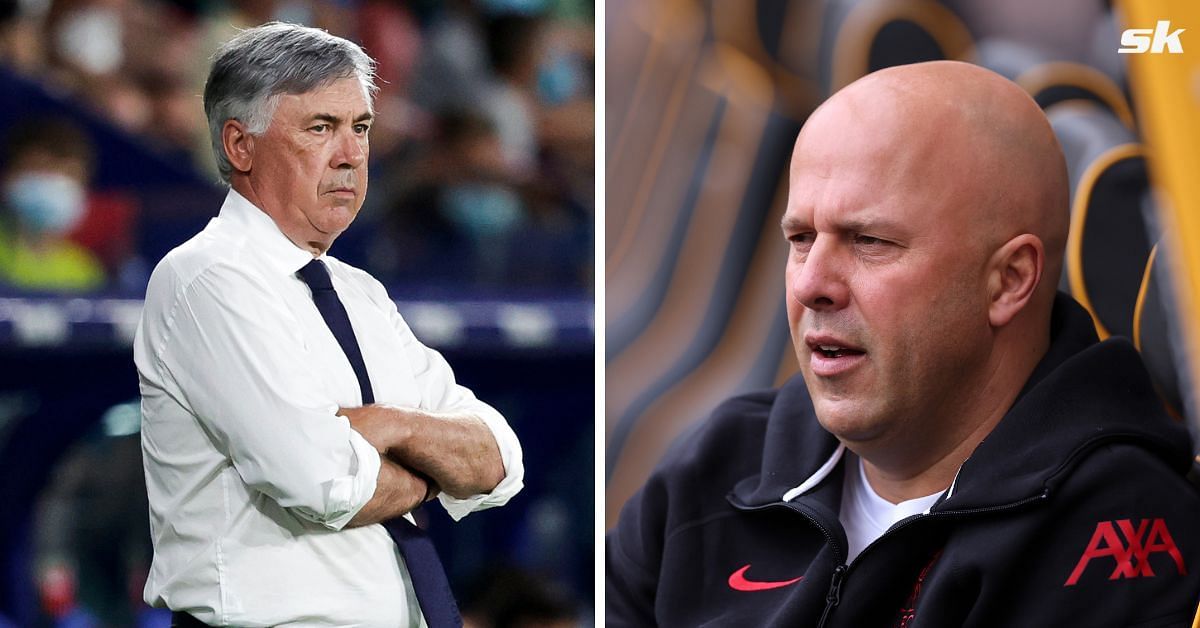 Carlo Ancelotti and Arne Slot