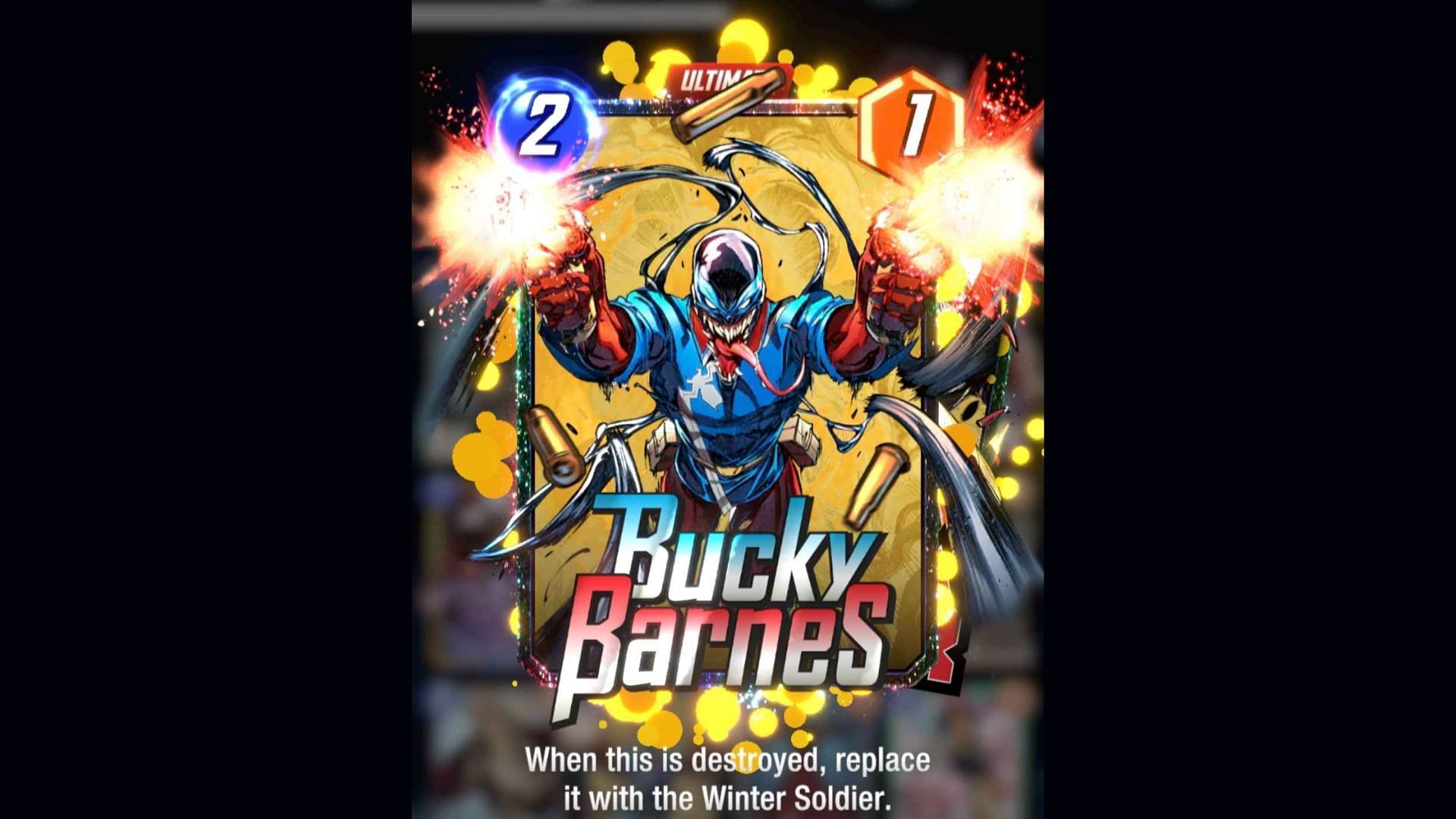 Marvel Snap Bucky Barnes (Image via Nuverse)