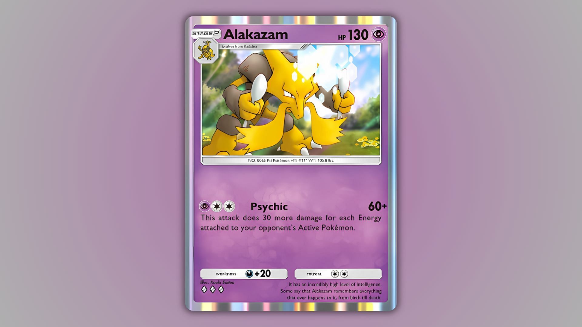 Alakazam's card in Pokemon TCG Pocket (Image via The Pokemon Company)