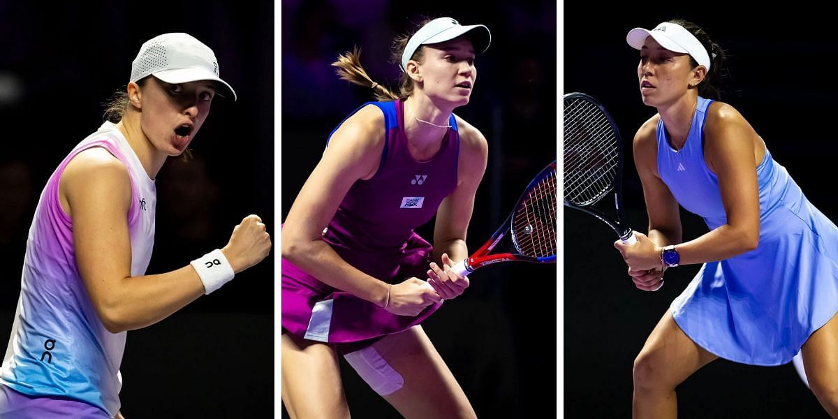 Player Earnings from WTA Finals ft (L-R) Iga Swiatek, Elena Rybakina, and Jessica Pegula, (Source: Getty Images)