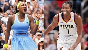 Fever star Aliyah Boston drops one-word reaction after Coco Gauff bags WTA Finals win