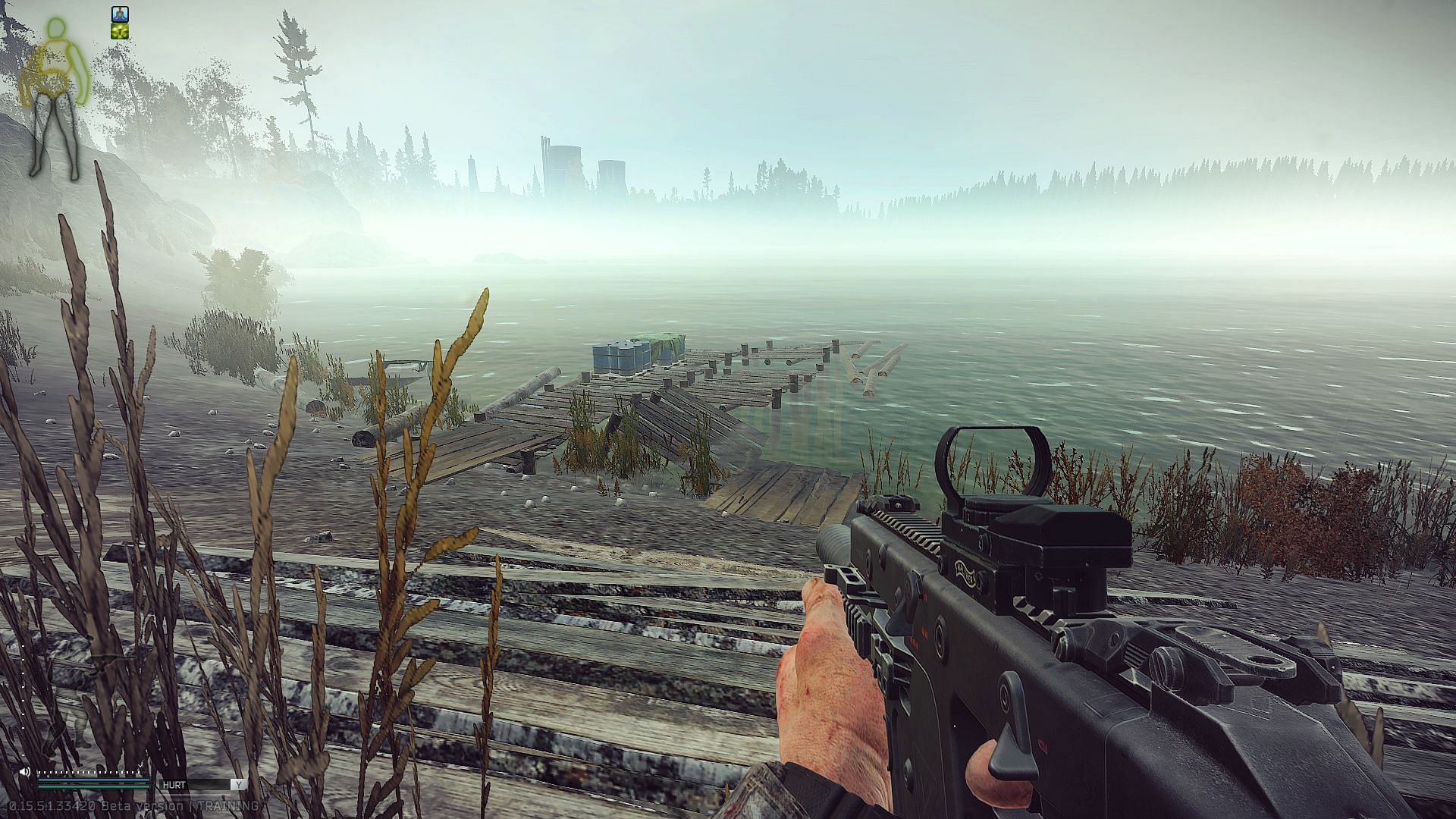 The Sawmill dock on Woods (Image via Battlestate Games)