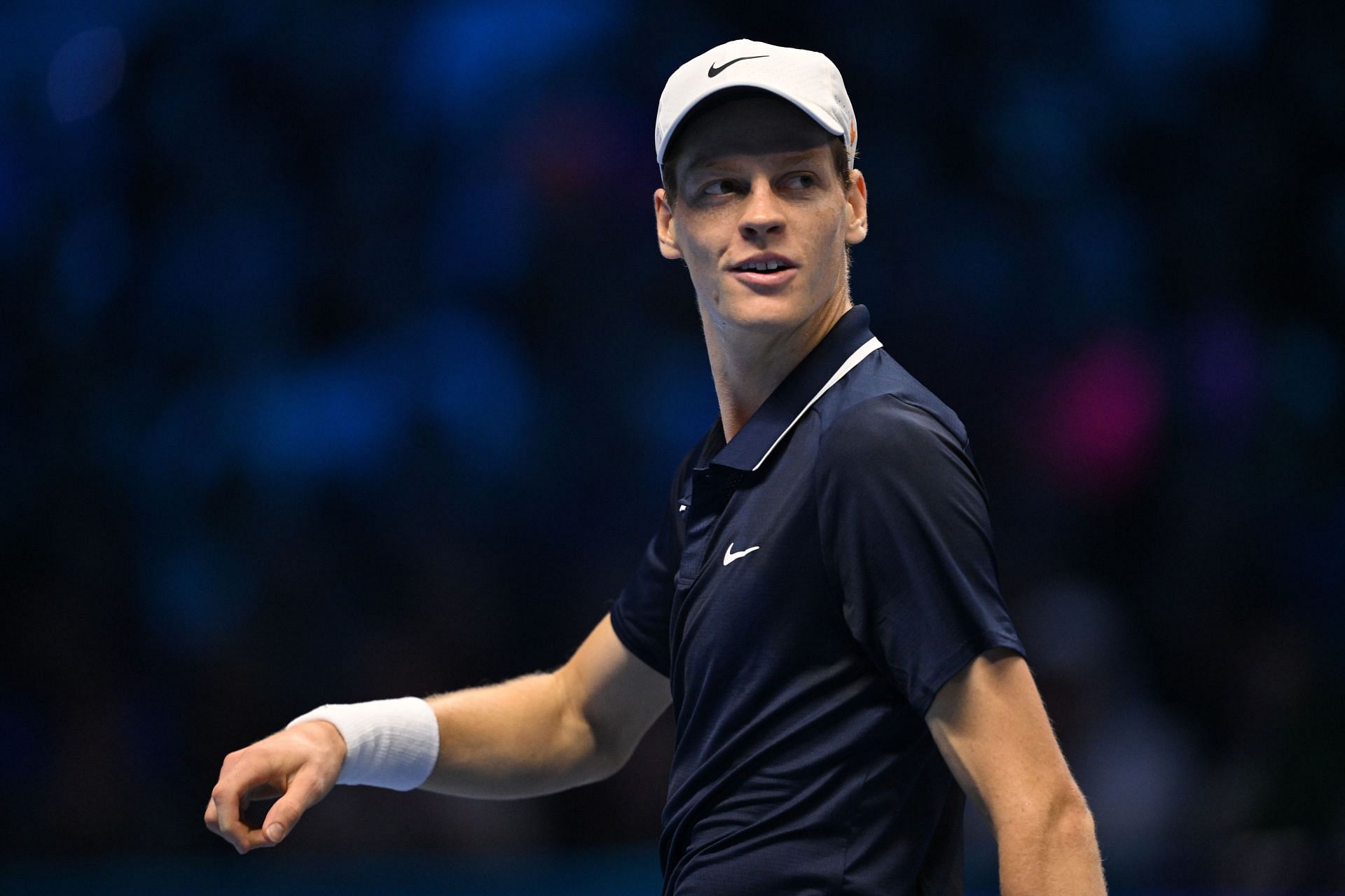 Jannik Sinner at the ATP Finals 2024. (Photo: Getty)