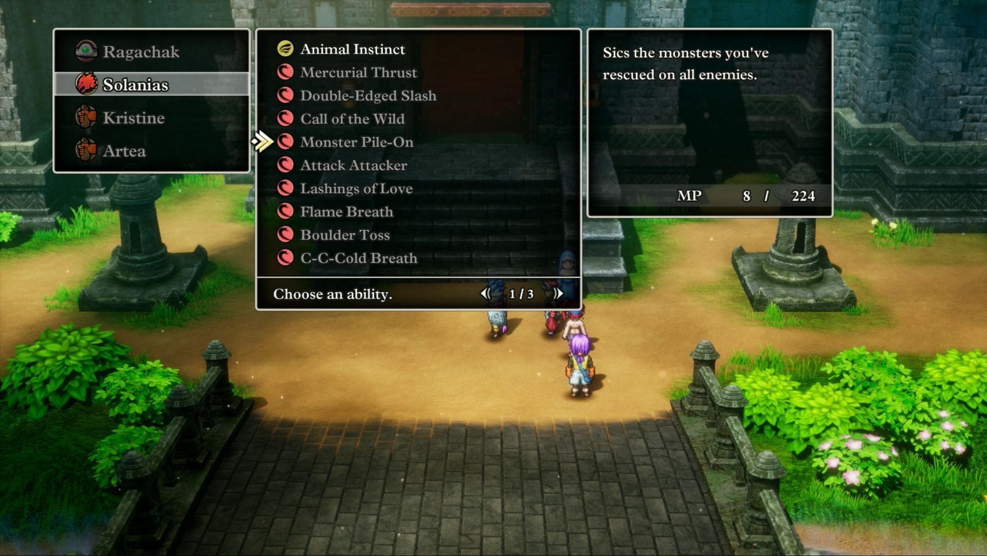 All classes have useful combat maneuvers now &ndash; spells or skills (Image via Square Enix)