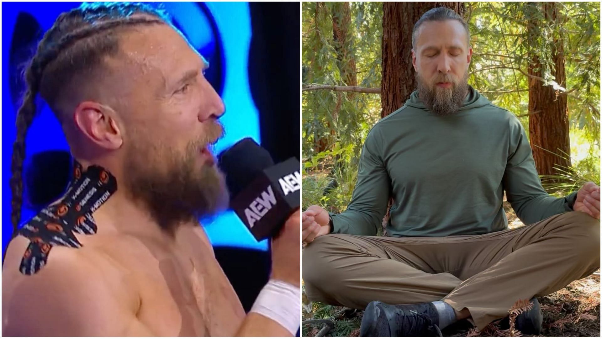 Bryan Danielson on AEW Dynamite and at home