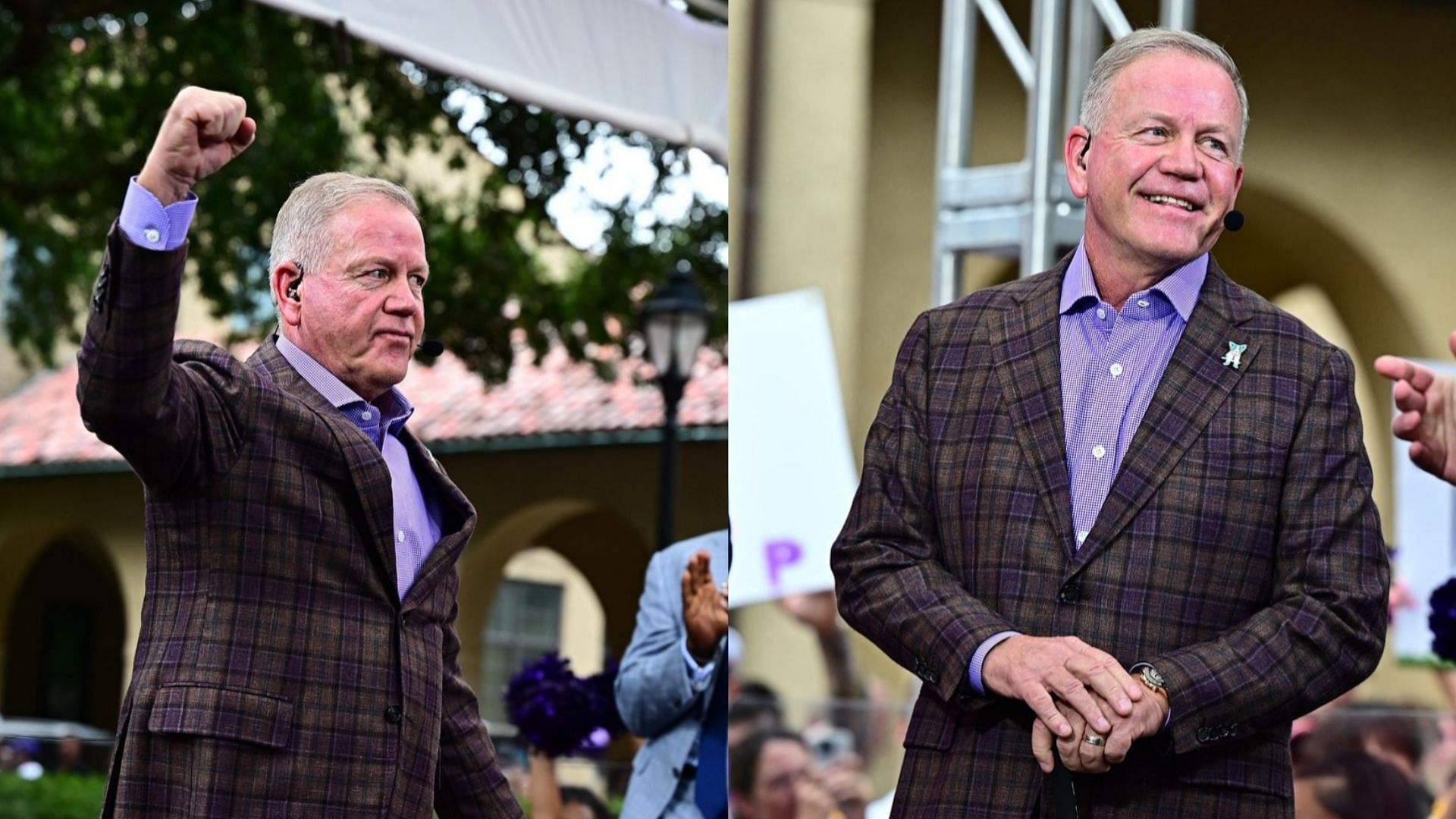 LSU coach Brian Kelly (LSU