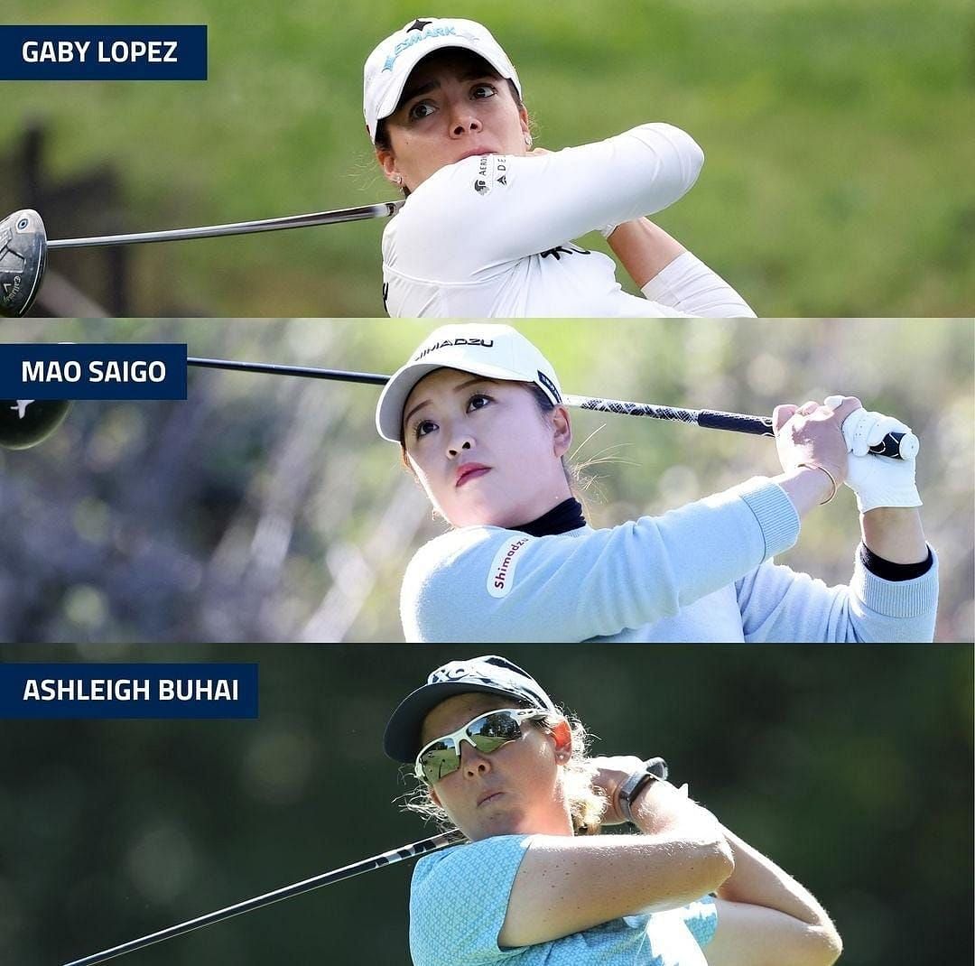 Gaby Lopez, Mao Saigo, and Ashleigh Buhai | @lpga_tour on Instagram