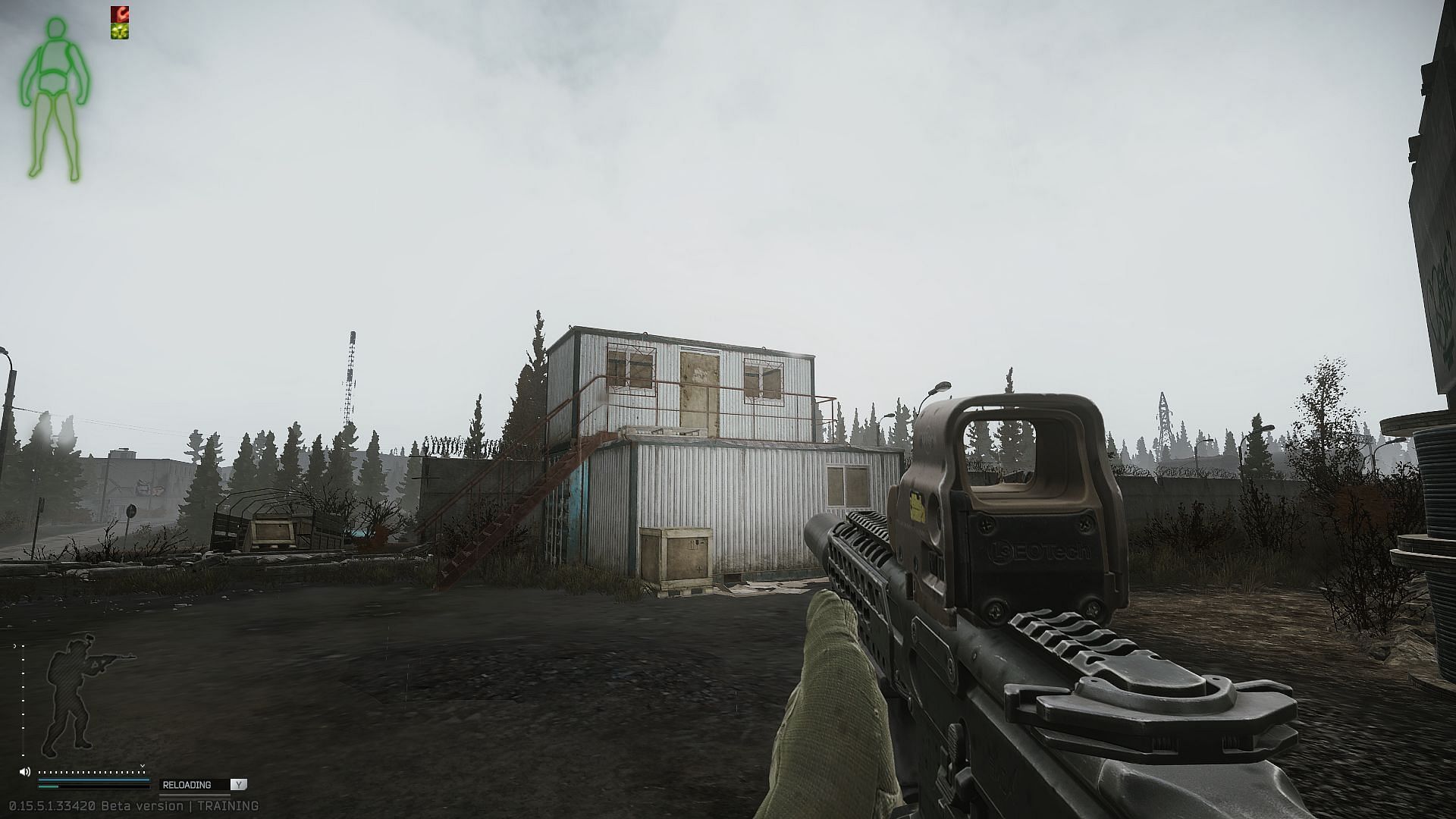 The portable bunkhouse on Customs (Image via Battlestate Games)