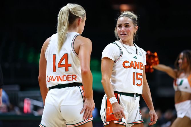 Miami star Hanna Cavinder yanks twin sister Haley Cavinder's chain after she pulls off impressive move: "Need to know"