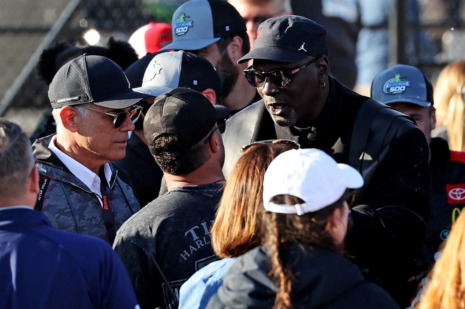 Michael Jordan at the preliminary injunction hearing in Charlotte 