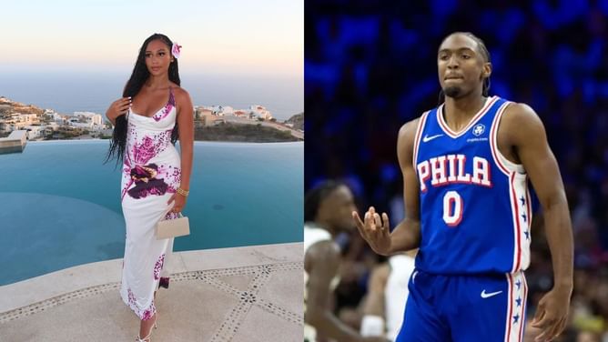 Tyrese Maxey's girlfriend Myra Gordon posts unseen loved-up snaps with Sixers star on his special day