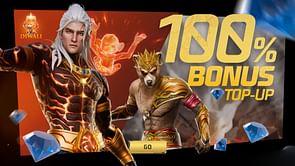 How to get free diamonds from Free Fire 100% Bonus Top-Up event (November 2024)