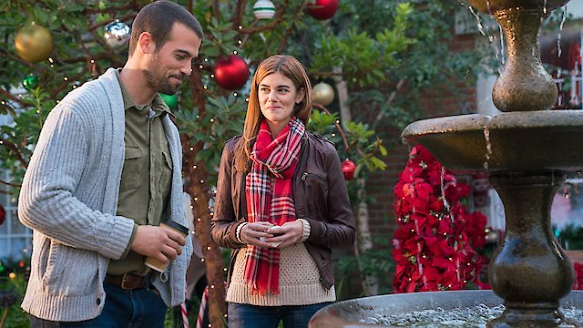 a still from The Trouble with Mistletoe (image via Lifetime)