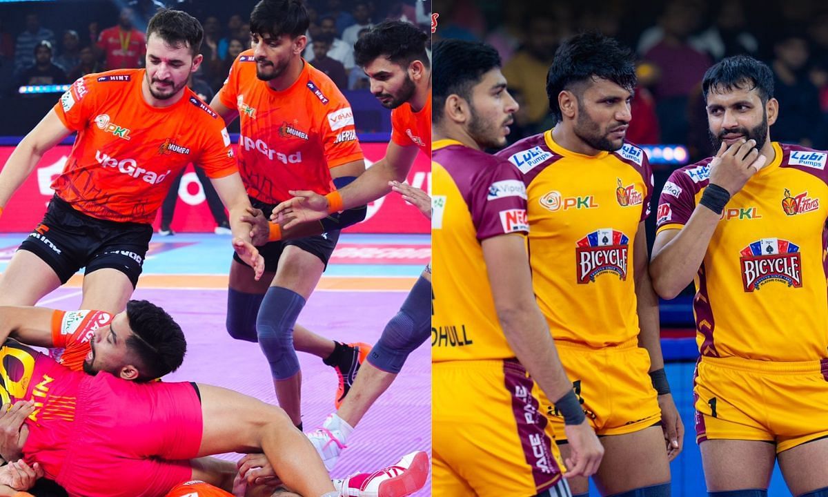 यू मुम्बा vs तेलुगु टाइटंस (Photo Credit - @umumba/@Telugu_Titans)