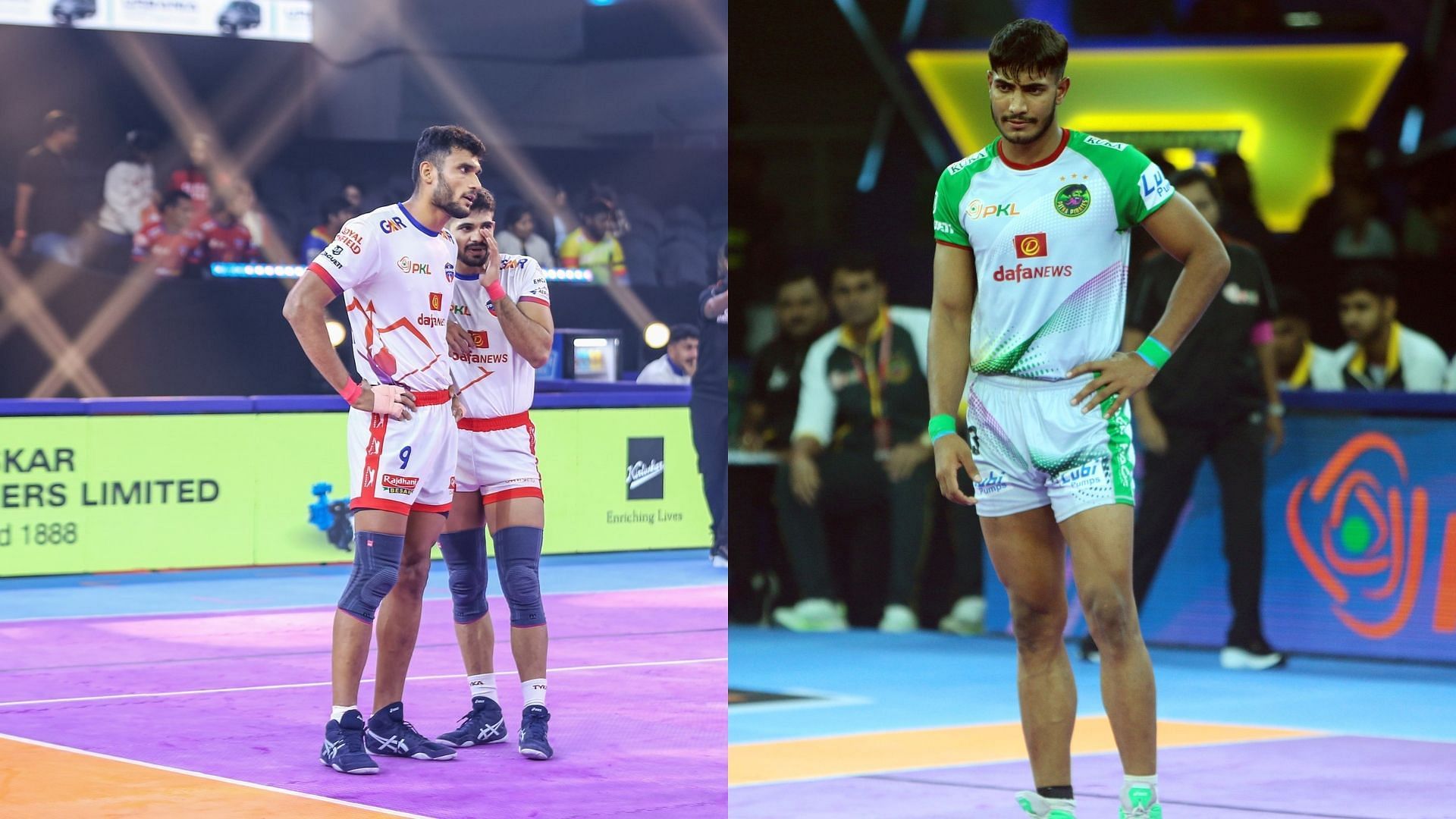 पटना पाइरेट्स vs यूपी योद्धाज (Photo Credit- X/@PatnaPirates/@UpYoddhas)