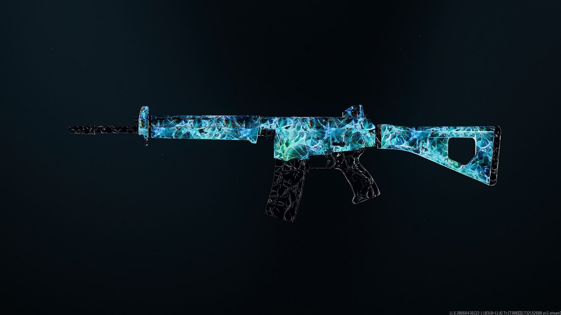 Abyss Mastery Camo in Warzone changes color when fired (Image via Activision)