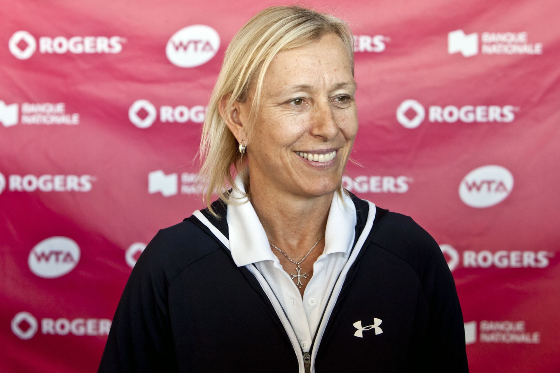 Former World No. 1 Navratilova at the Rogers Cup - Image Source: Getty Images