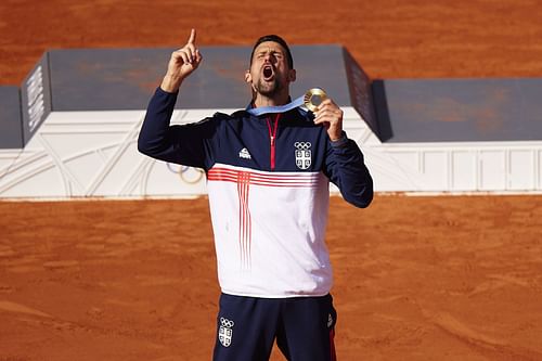 Novak Djokovic at the Olympic Games Paris 2024 - Source: Getty