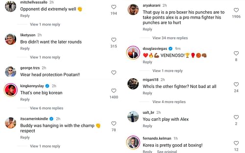 Fans react to Alex Pereira sparring footage with Kim Hyeong-Kyu