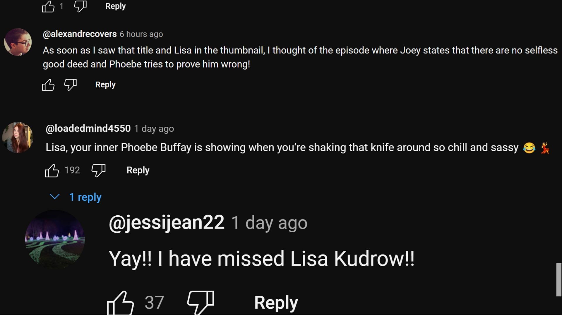 Fans praising Lisa Kudro (Image via YouTube/Netflix)