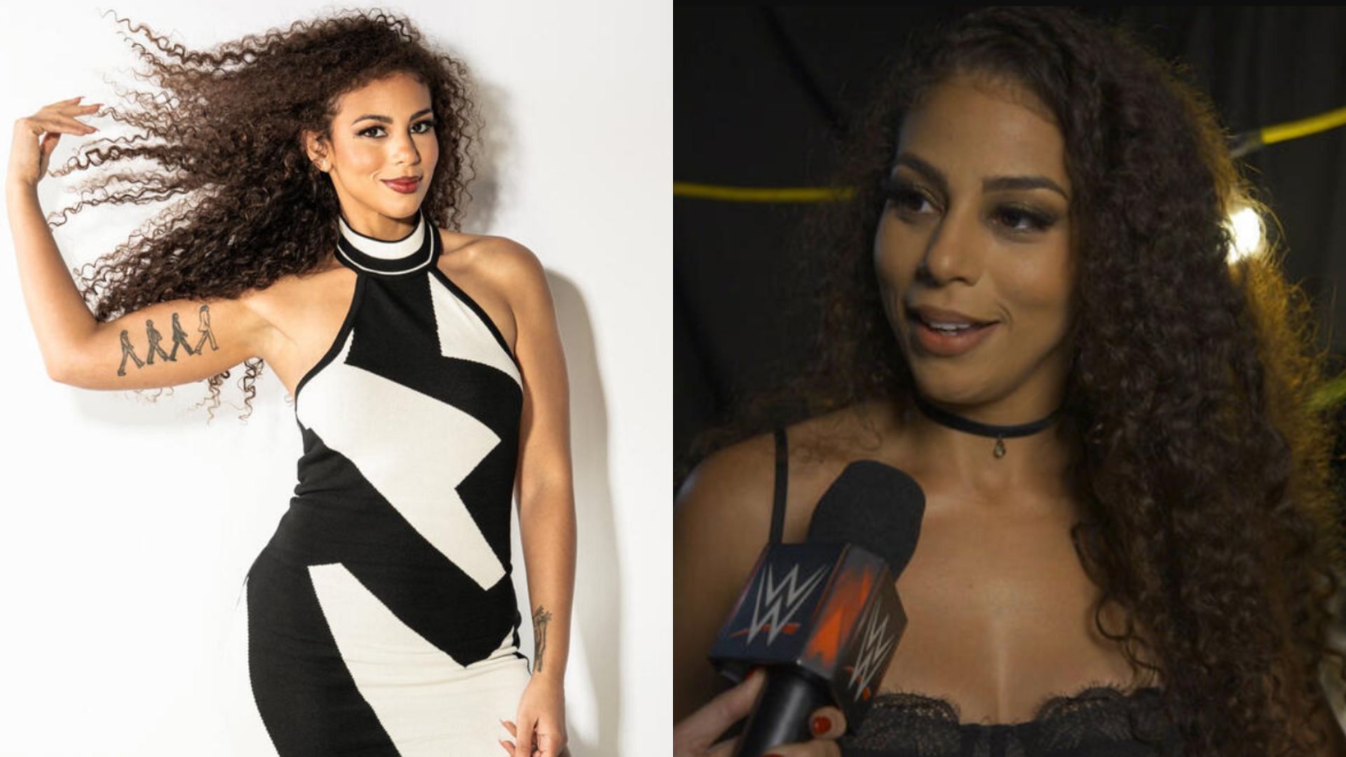 Samantha Irvin (Pictures Courtesy: WWE.com)