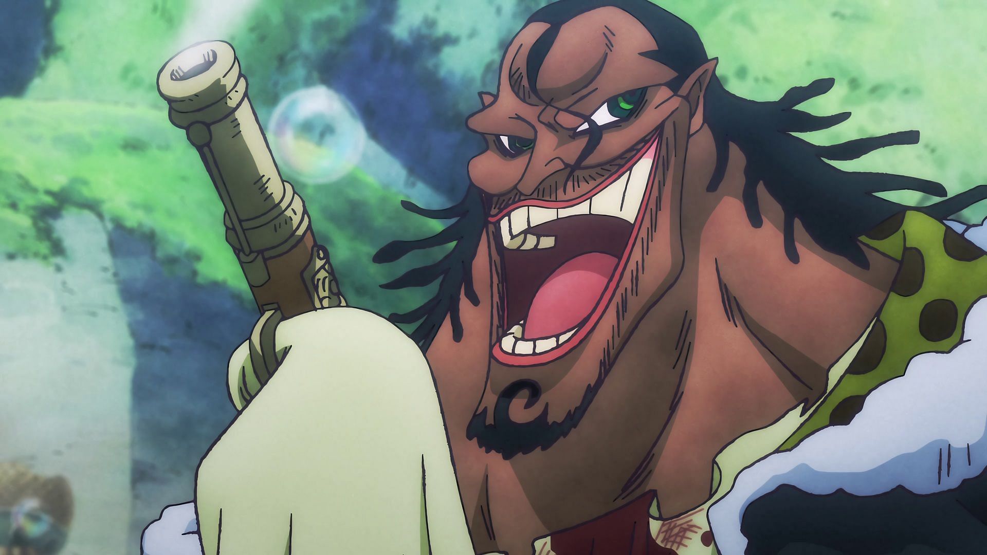 Caribou as seen in One Piece Log &mdash; Fish-Man Island Saga (Image via Toei Animation)