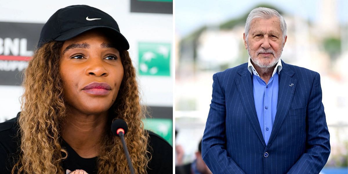 Serena Williams (L) and Ilie Nastase (R); ( Source - Getty Images)