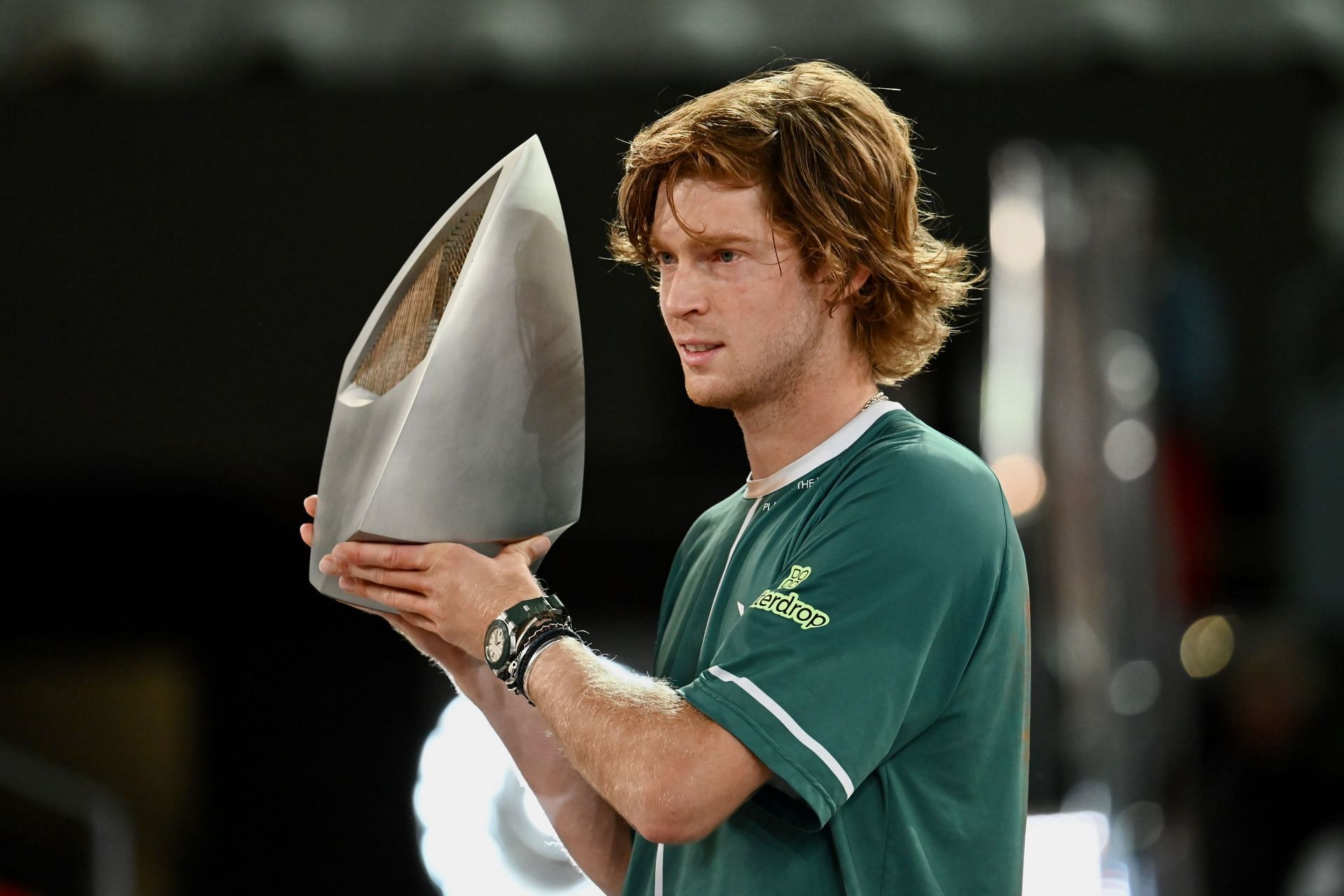 Andrey Rublev at the Madrid Open 2024. (Photo: Getty)