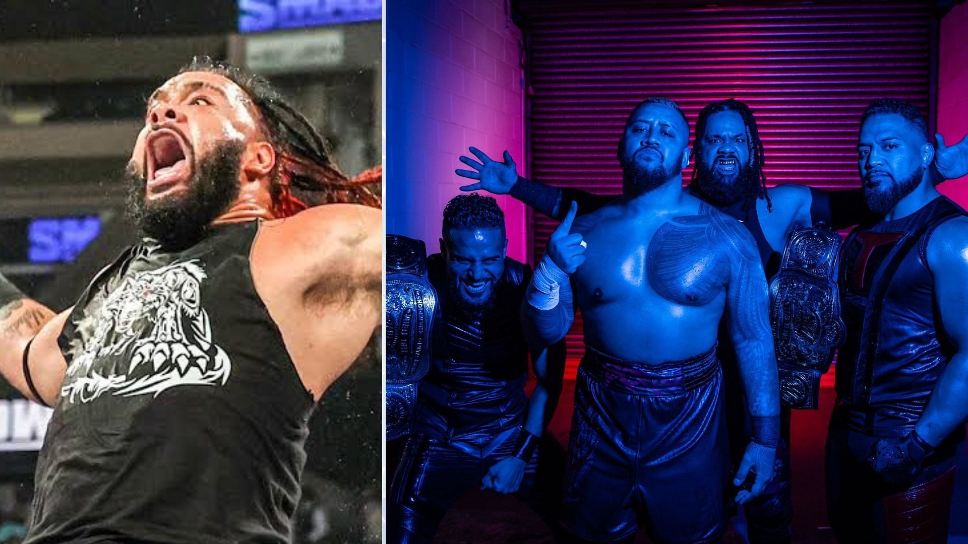 Jacob Fatu had relinquished the WWE Tag Team Championship on the orders of Solo Sikoa [Image Credits: WWE.com and Tama Tonga