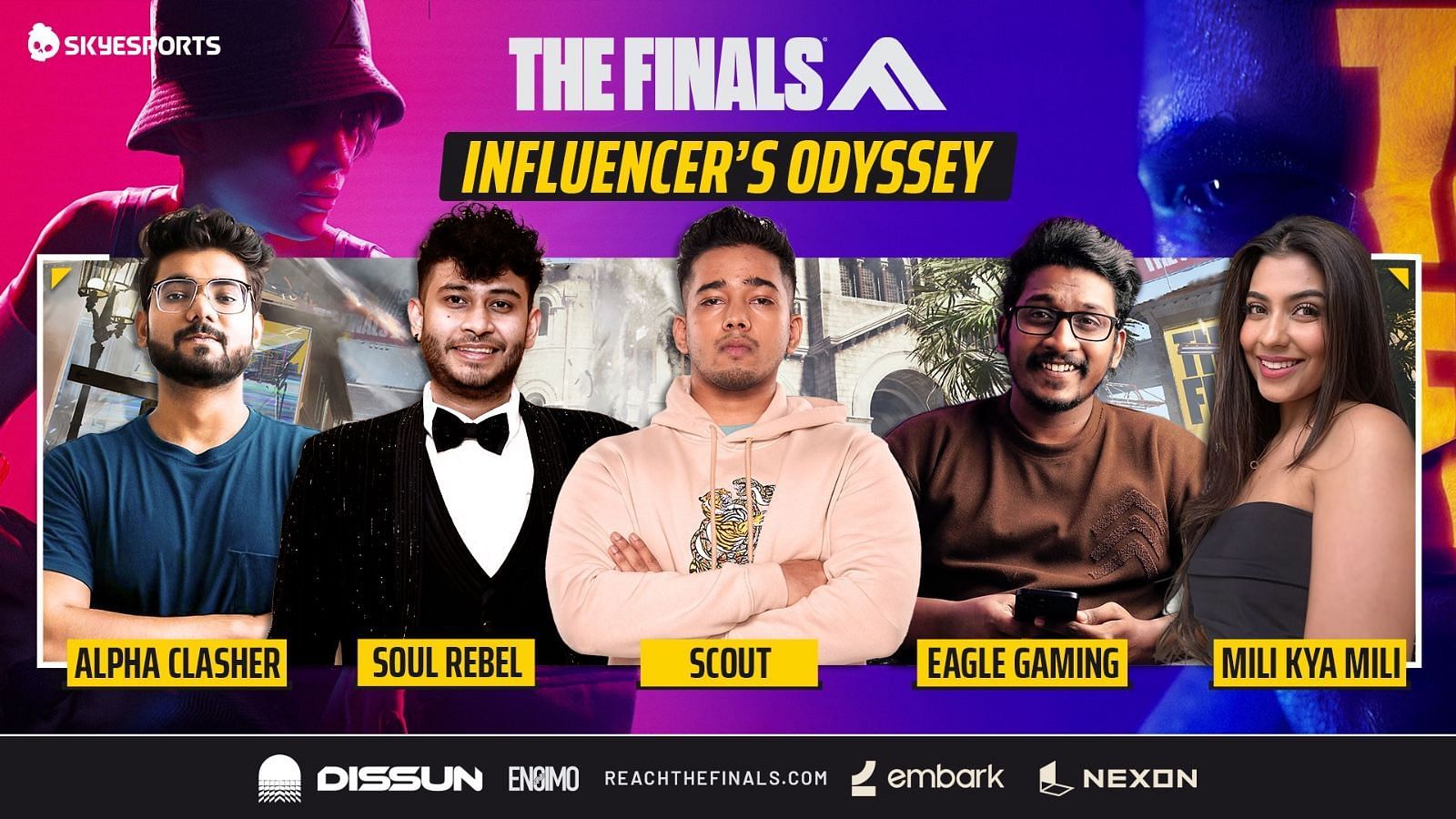 The Finals Influencer&#039;s Odyssey event by Skyesports (Image via Skyesports || Embark Studios)