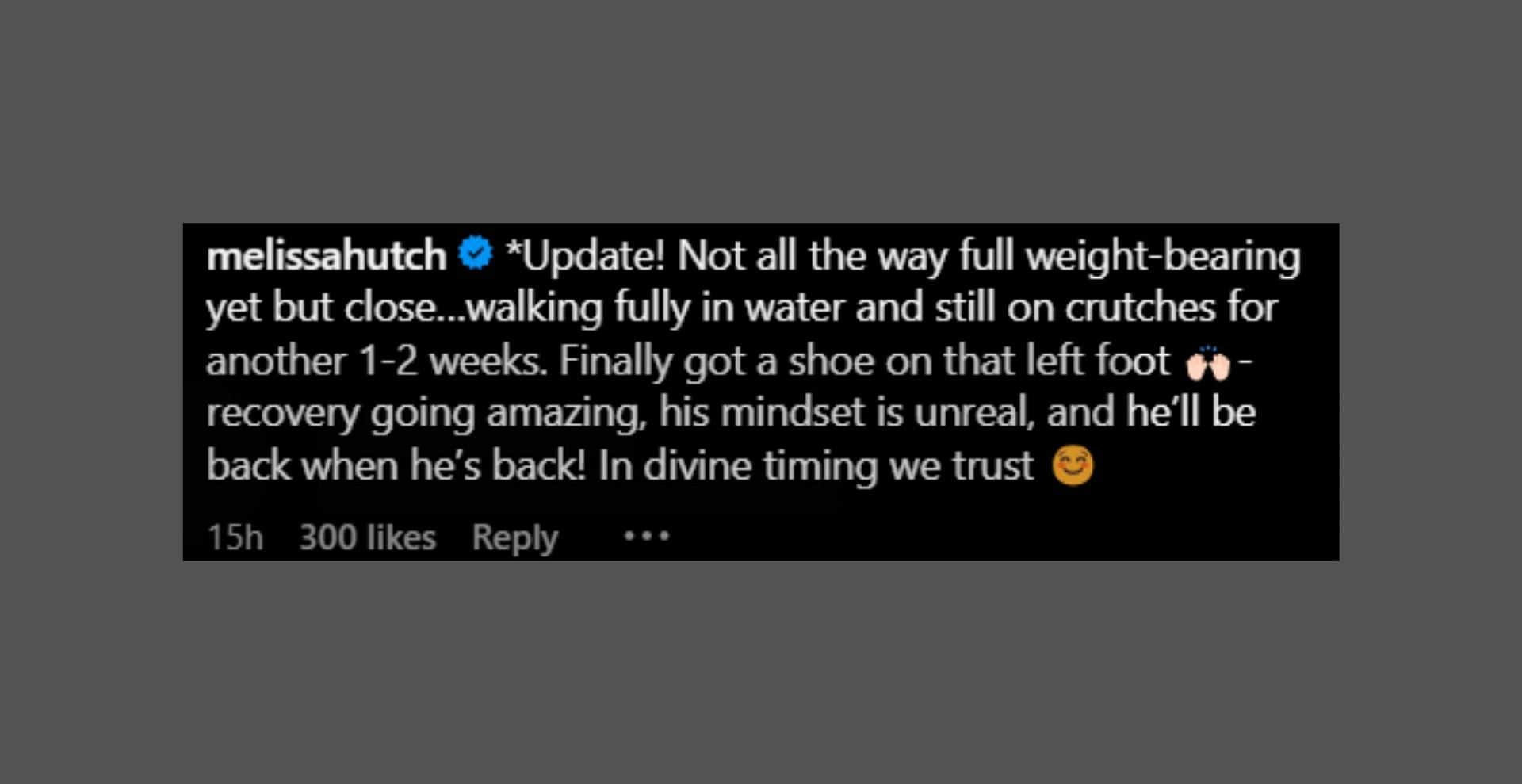 Aidan Hutchinson&#039;s mom Melissa drops major update regarding son&#039;s recovery (Image Courtesy: instagram.com/melissahutch)