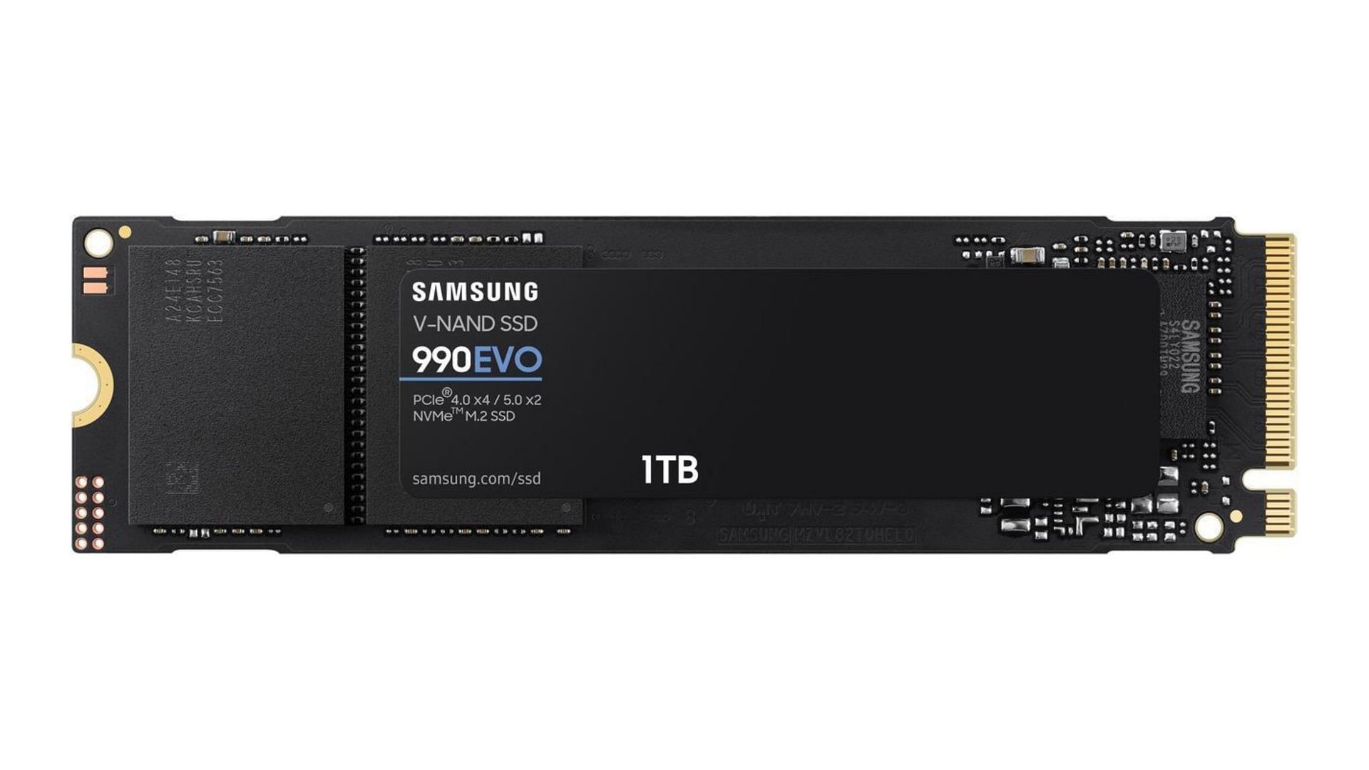 The Samsung 990 Evo is a PCIe Gen5 SSD (Image via Samsung)