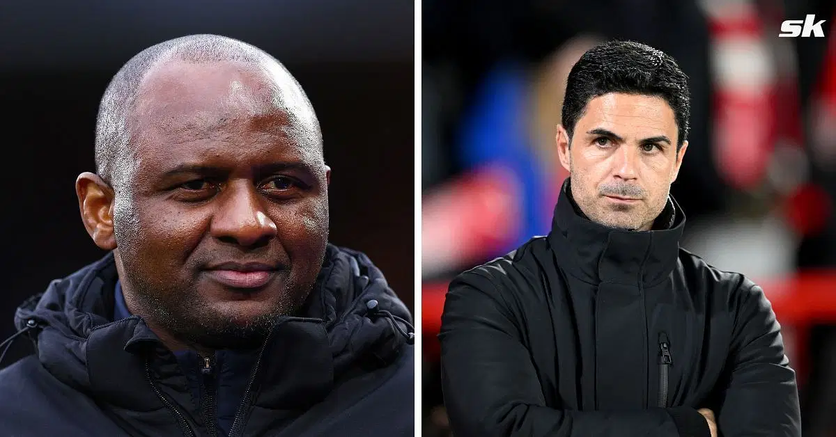 Patrick Vieira has advised Arsenal to sign an Aston Villa striker (not in picture)