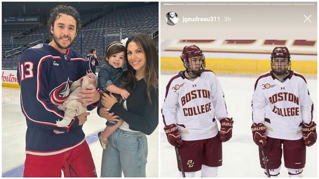  Jane Gaudreau reminisces throwback pictures of sons Matthew and Johnny Gaudreau 